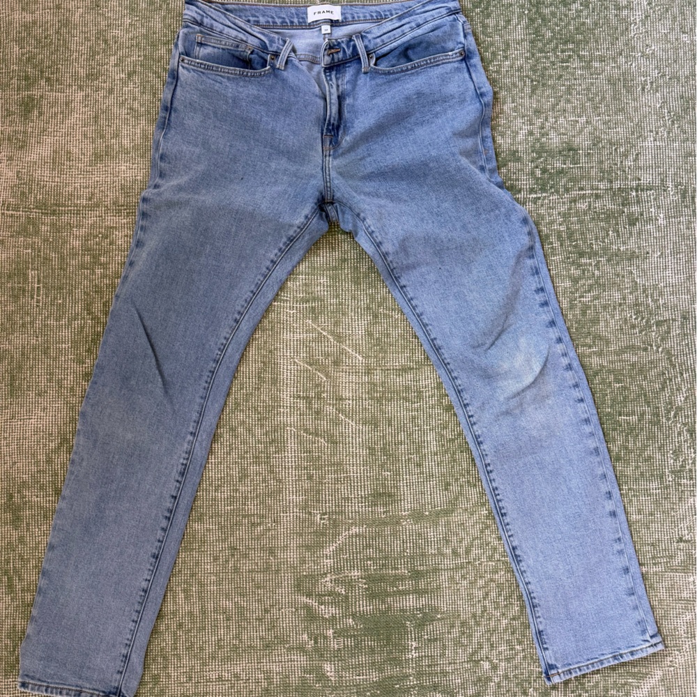 Frame Denim Sky Blue Slim Jeans